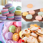 Silicone Macaron Baking Mats, 2 Non-Stick Silicone Baking Mats, Food Safe Baking Mat, Great For Macaron, Cookies, Bread, Pastry, Dessert (2Pcs 48Capavity)