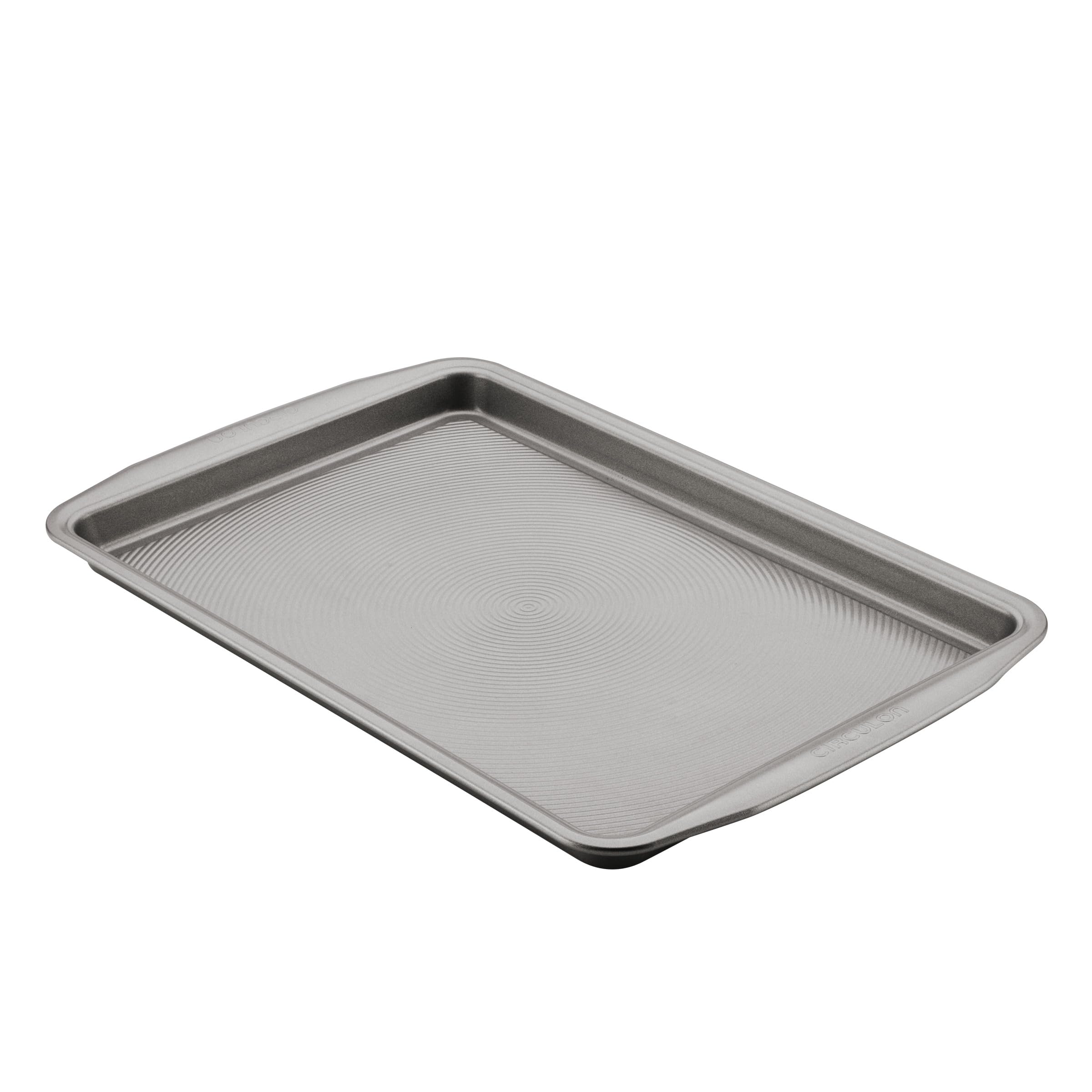 Circulon Nonstick Bakeware Set, Nonstick Cookie Sheet / Baking Sheet - 2 Piece, Gray