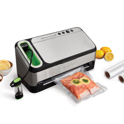 FoodSaver V4400 2-in-1 Vacuum Sealer Machine with Automatic Vacuum Sealer Bag Detection and Starter Kit