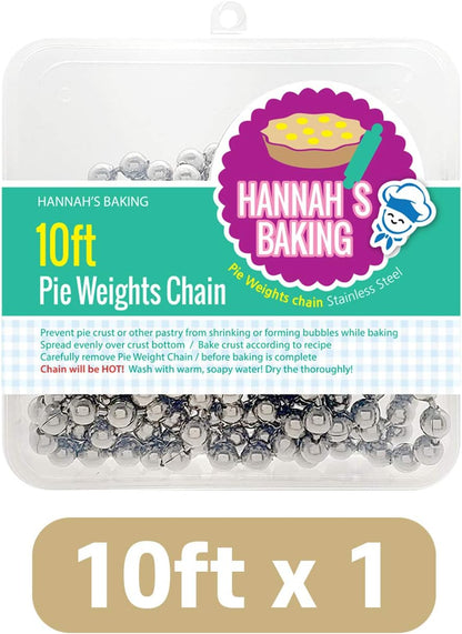 Baking Pie Crust Weights Chain- pie crust, pie chain Stainless Steel Long_10feet