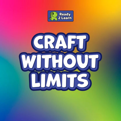 READY 2 LEARN Paint and Dough Texture Rollers | Set of 4 | Patterned Rolling Pins for Kids | Play Dough Accessories and Art Tools