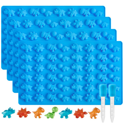 JOERSH Square Candy Molds Silicone Molds for Hard Candy, Gummy, Caramels, Chocolate, Ganache, Ice Cubes, 252 Cavity