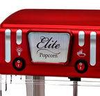 Elite Gourmet EPM-250 Maxi-Matic 2.5 унції класичний Carnival, настільний чайник для попкорну, ретро-стиль, гарячий попкорн з маслом, червоний