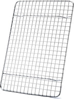 Aisoso Cooling Rack For Baking, Baking Rack with 18/8 Stainless Steel Bold Grid Wire, Multi Use Oven Rack Fit Quarter Sheet Pan, Oven and Dishwasher Safe, 8.5 x 12 Inches