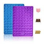 2 PCS Mini Silicone Molds, 106 Cavity Dog Bone + 69 Cavity Paw Mold for Baking Biscuits, Cookies, Candy, Chocolate, Jelly Pet Dog Treats