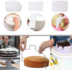 Cake Decorating Turntable,Cake Decorating Supplies with Decorating Comb/Icing Smoother(3pcs),2 Icing Spatula with Sided & Angled …