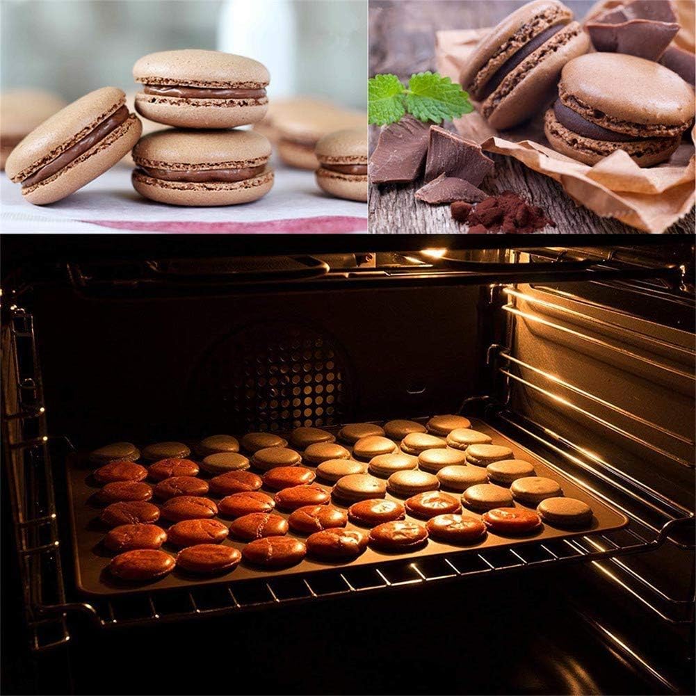 48 Hole Macarons Silicone Mat Baking Mold Silicone Macaron Kit Pastry Baking Mat and Decorating Piping Pot with 4pcs Nozzles