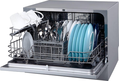 EdgeStar DWP63 21-5/8 Inch Wide 6 Place Setting Countertop Dishwasher - White