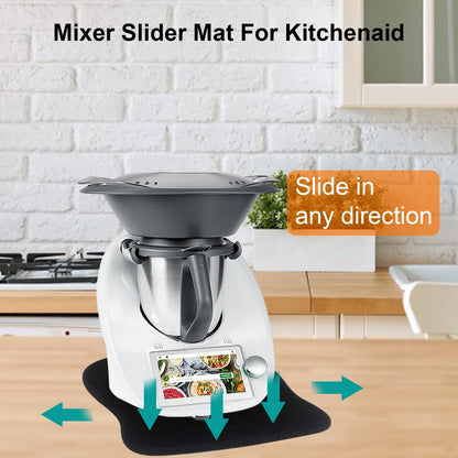 Kitchen Sliding Mat，Kitchen Countertop Sliders Pad for Thermomix TM5 TM6 TM21 TM31，Fireproof Heat Resistant Mats for Air Fryer, Coffee Maker, Stand Mixer, Toaster (12"*14")