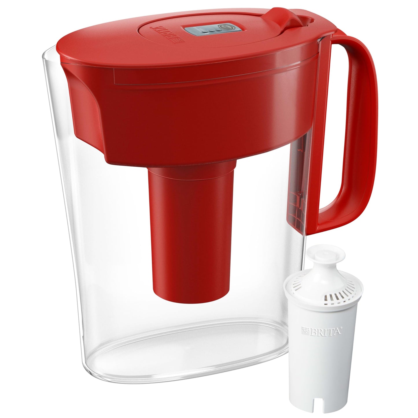 Brita Metro Water Filter Pitcher, BPA-Free Water Pitcher, Replaces 1,800 Plastic Water Bottles a Year, Lasts Two Months or 40 Gallons, Includes 1 Filter, Kitchen Accessories, Small - 6-Cup Capacity