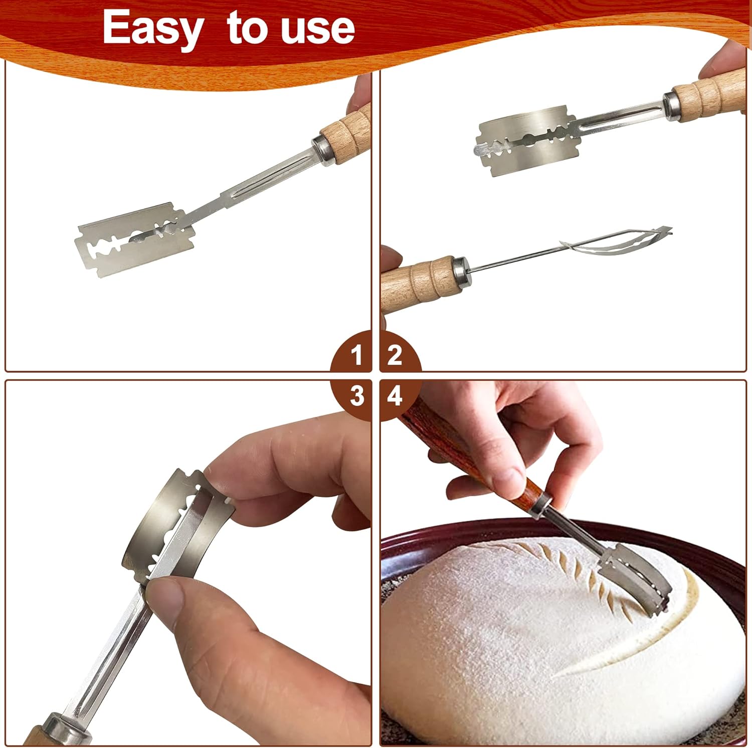 Bread Lame Blades, Bread Lame Blades Refill, Bread Scoring Blade Refill