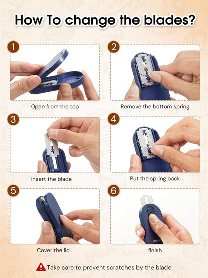 Extractable & Magnetic Bread Lame Dough Scoring Tool,Sourdough Scoring Tools,Bread Dough Cutter Slashing Razor Tool,5 Razor Blades,Bread Baking & Making Tools Supplies Accessories