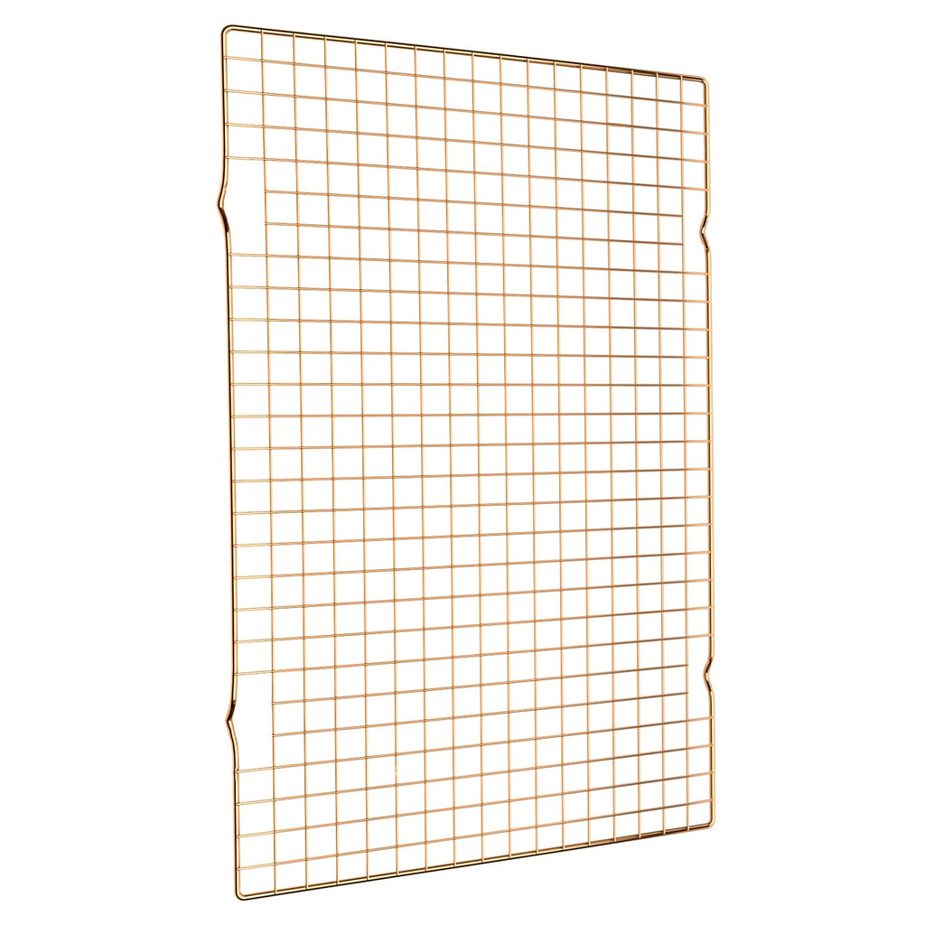 Cooling Rack for Baking 2-Pack, 16x10 Inches Baking Rack, Thick Wire Cookie Rack for Cooking, Roasting, Grilling, Drying, Oven Safe, Fits Half Sheet Pan, Silver