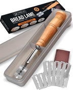 Orblue Bread Lame, Bread Scoring Knife, Bread Lame Dough Scoring Tool for Artisan Sourdough, Lame Bread Tool, Essential Baking Supplies with 12 Blades Included