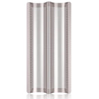 Baguette Pans for Baking 15" x 11", Carbon Steel 3 Loaf Nonstick Baguette Baking Tray for French & Italian Perforated French Bread Pan