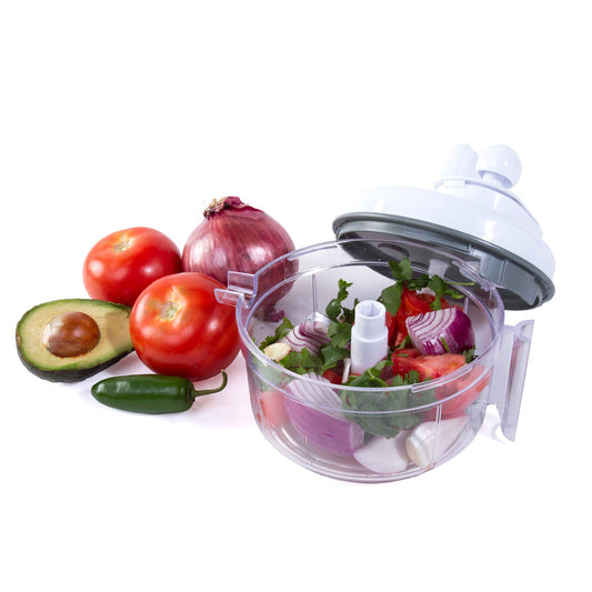 Salsa Maker, Food Chopper, Mixer and Blender - Salsa Master Manual Food Processor