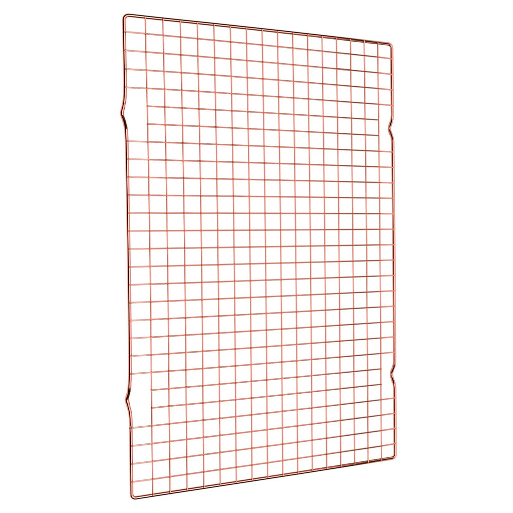 Cooling Rack for Baking 2-Pack, 16x10 Inches Baking Rack, Thick Wire Cookie Rack for Cooking, Roasting, Grilling, Drying, Oven Safe, Fits Half Sheet Pan, Silver