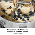Міксер KitchenAid® з підйомною чашею на 7 літрів, чавунний, чорний