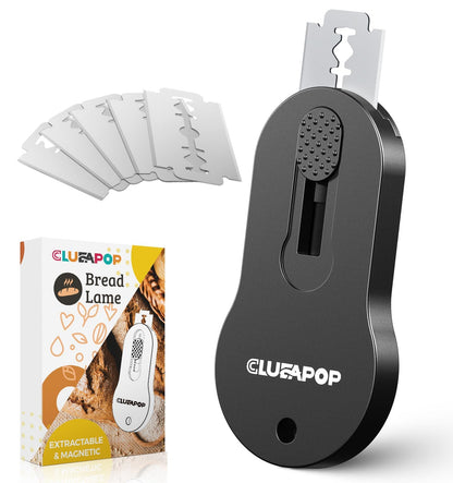 Bread Lame Sourdough Scoring Tool, Extractable & Magnetic Lame Scoring Tool, Bread Dough Cutter Slashing Razor Tool, Bread Scoring Tool for Sourdough Bread Baking - Scoring Knife