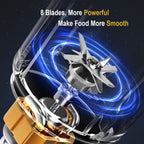 Blender profesjonalny blender stołowy, 2200 W szybki blender do koktajli i smoothie, blender komercyjny z timerem, 68OZ dzbanek Tritan bez BPA, urządzenie do smoothie BATEERUN 8 ostrzy