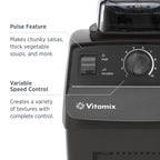 Блендер Vitamix 5200, професійного класу, контейнер, самоочисний, 64 унції, чорний/сірий