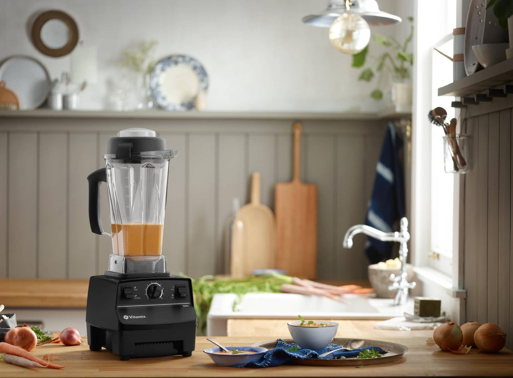 Блендер Vitamix 5200, професійного класу, контейнер, самоочисний, 64 унції, чорний/сірий