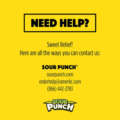 Sour Punch Straws, Sweet & Sour Flavored Soft, Chewy Candy, Tray, Blue Raspberry , 2 Ounce (Pack of 24)