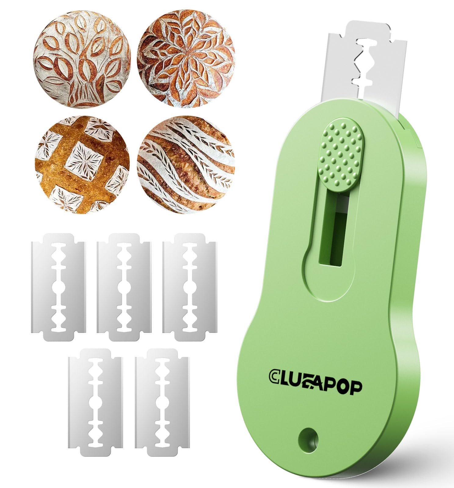 Bread Lame Sourdough Scoring Tool, Extractable & Magnetic Lame Scoring Tool, Bread Dough Cutter Slashing Razor Tool, Bread Scoring Tool for Sourdough Bread Baking - Scoring Knife