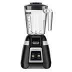 Блендер Waring Commercial BB300 Blade 1 HP з тумблерним керуванням та функцією імпульсного режиму, контейнер для штабелювання з кополіестеру без бісфенолу А об'ємом 48 унцій, 120 В, 5-15-фазна вилка, чорний колір