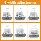 Jumeihui Bread Slicer For Homemade Bread,Bread Slicer Guide For Width Is Adjustable And Replaced,Bread Loaf Slicer With Crumb Tray,Suitability For Homemade Bread, Bagels, Cakes