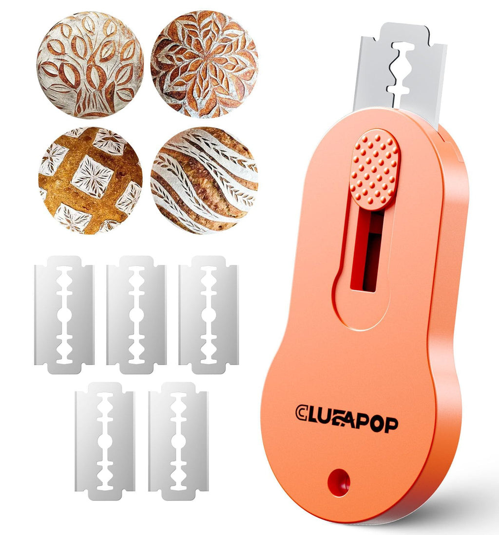 Bread Lame Sourdough Scoring Tool, Extractable & Magnetic Lame Scoring Tool, Bread Dough Cutter Slashing Razor Tool, Bread Scoring Tool for Sourdough Bread Baking - Scoring Knife