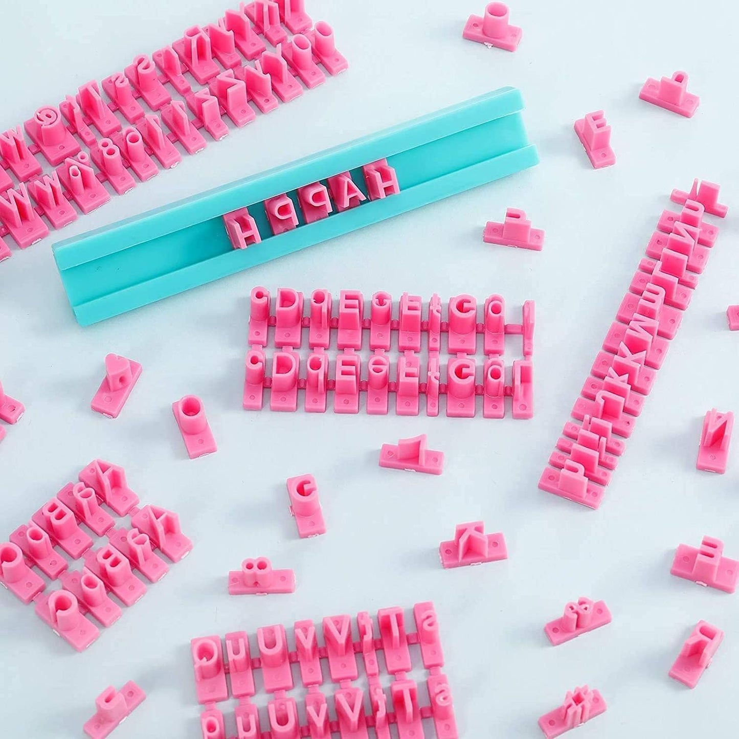 PATILWON Letter Stamps for Clay & Cookies - Alphabet Stamp Mold for Baking, DIY Embossing, Family Activities, and Educational Projects