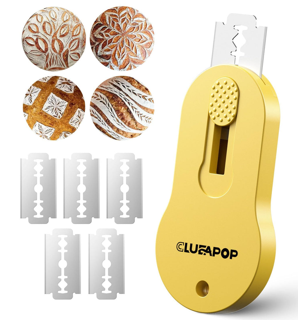 Bread Lame Sourdough Scoring Tool, Extractable & Magnetic Lame Scoring Tool, Bread Dough Cutter Slashing Razor Tool, Bread Scoring Tool for Sourdough Bread Baking - Scoring Knife