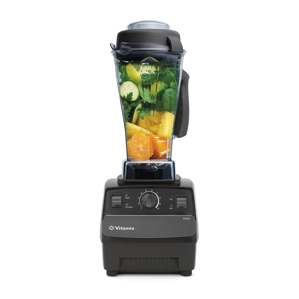 Блендер Vitamix 5200, професійного класу, контейнер, самоочисний, 64 унції, чорний/сірий