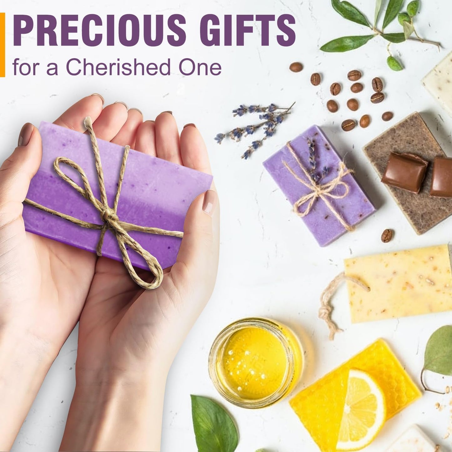 Walfos Silicone Soap Molds Set of 3, 6 Cavities Rectangle Silicone Soap Molds for Homemade Craft Soap Mold, Cake,Chocolate ＆ Ice Cube Tray（Blue & Purple ＆ Pink）