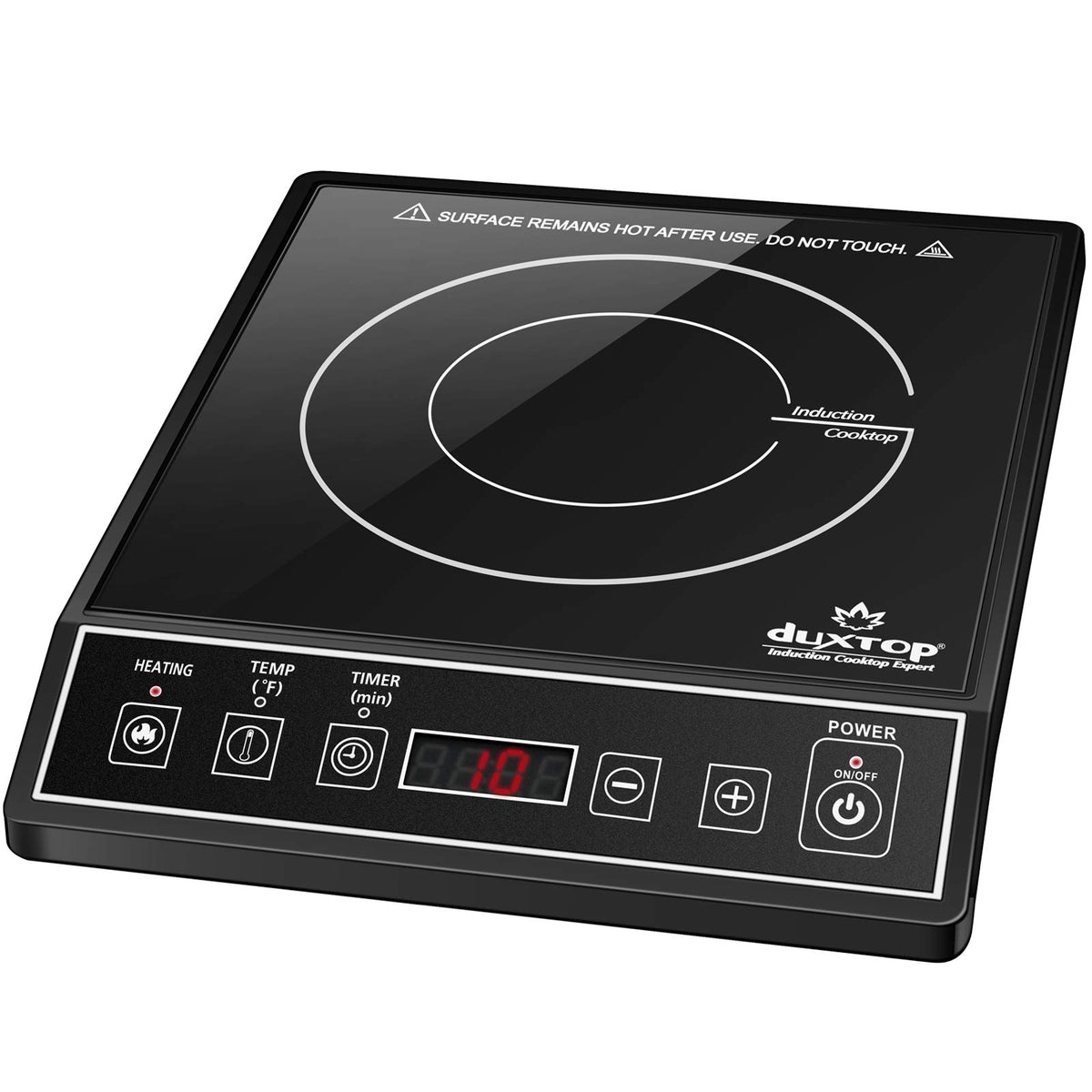 Duxtop 1800W przenośna kuchenka indukcyjna do blatu, palnik czarny 9100MC/BT-M20B