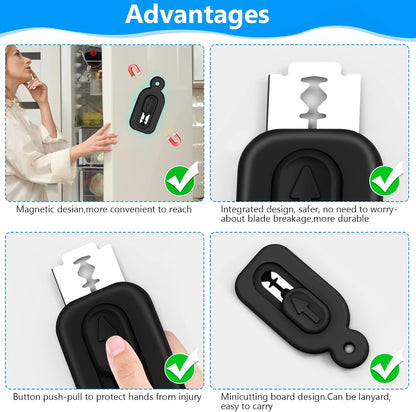 Bread Lame Dough Scoring Tool,2pcs Sourdough Bread Scorer Bread Making Cutter Blade with 10pcs Blades for Homemade Bread Baking Making Tools Supplies (1pcs Black)