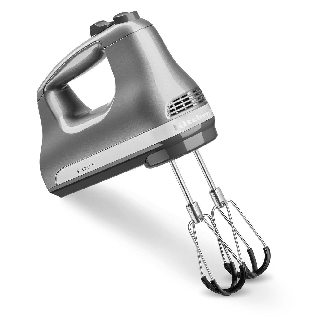 Mikser ręczny KitchenAid 6 prędkości z mieszadłami Flex Edge - KHM6118