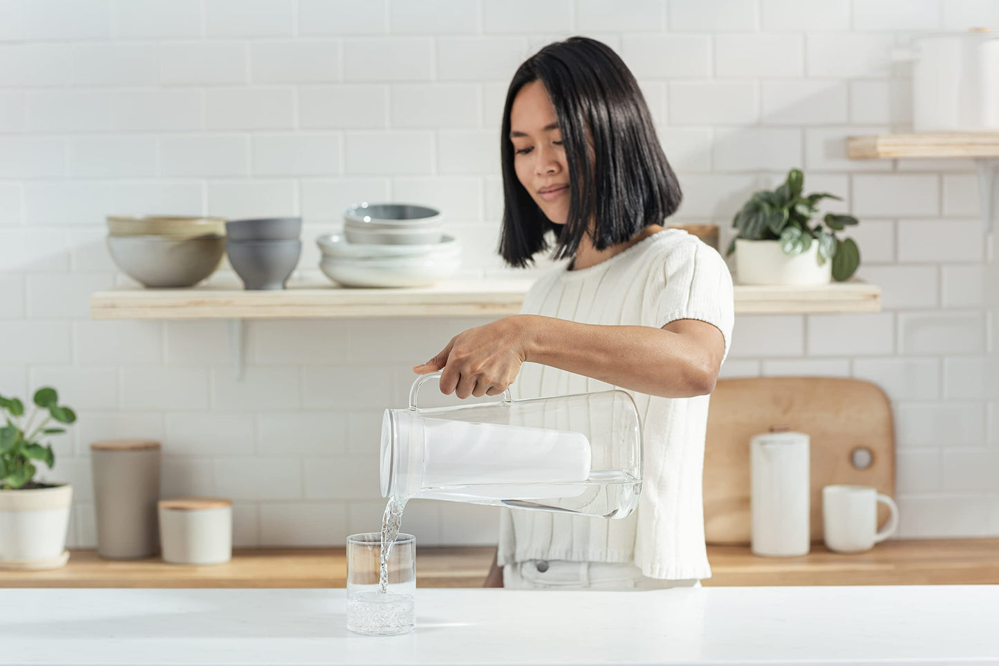 LifeStraw Home – Water Filter Pitcher, 10-Cup, BPA Free Designed for Everyday Protection Against Bacteria, parasites, microplastics, Lead, Mercury, PFAS, and a Variety of Chemicals