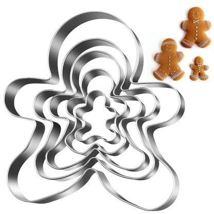 Mouse Cookie Cutter Sandwich Cutters for Kids DIY Lunchbox Bento Box Fruit Cutters Vegetable Cutters for Children Boys Girls, Pack of 5