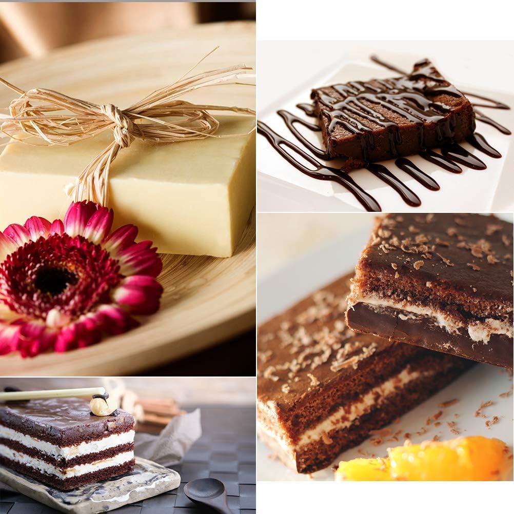 Set of 3, 6 Cavities DIY Handmade Soap Moulds - Cake Pan Molds for Baking, Biscuit Chocolate Mold, Silicone Soap Bar Mold for Homemade Craft, Ice Cube Tray, Pink