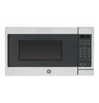GE GCST07N1WSS Microwave Oven, 700-watt 6 Auto Cooking Settings, Kitchen Essentials for The Countertop, Dorm Room or Apartment, Child-Lock Technology 0.7 Cu. Ft, Stainless Steel