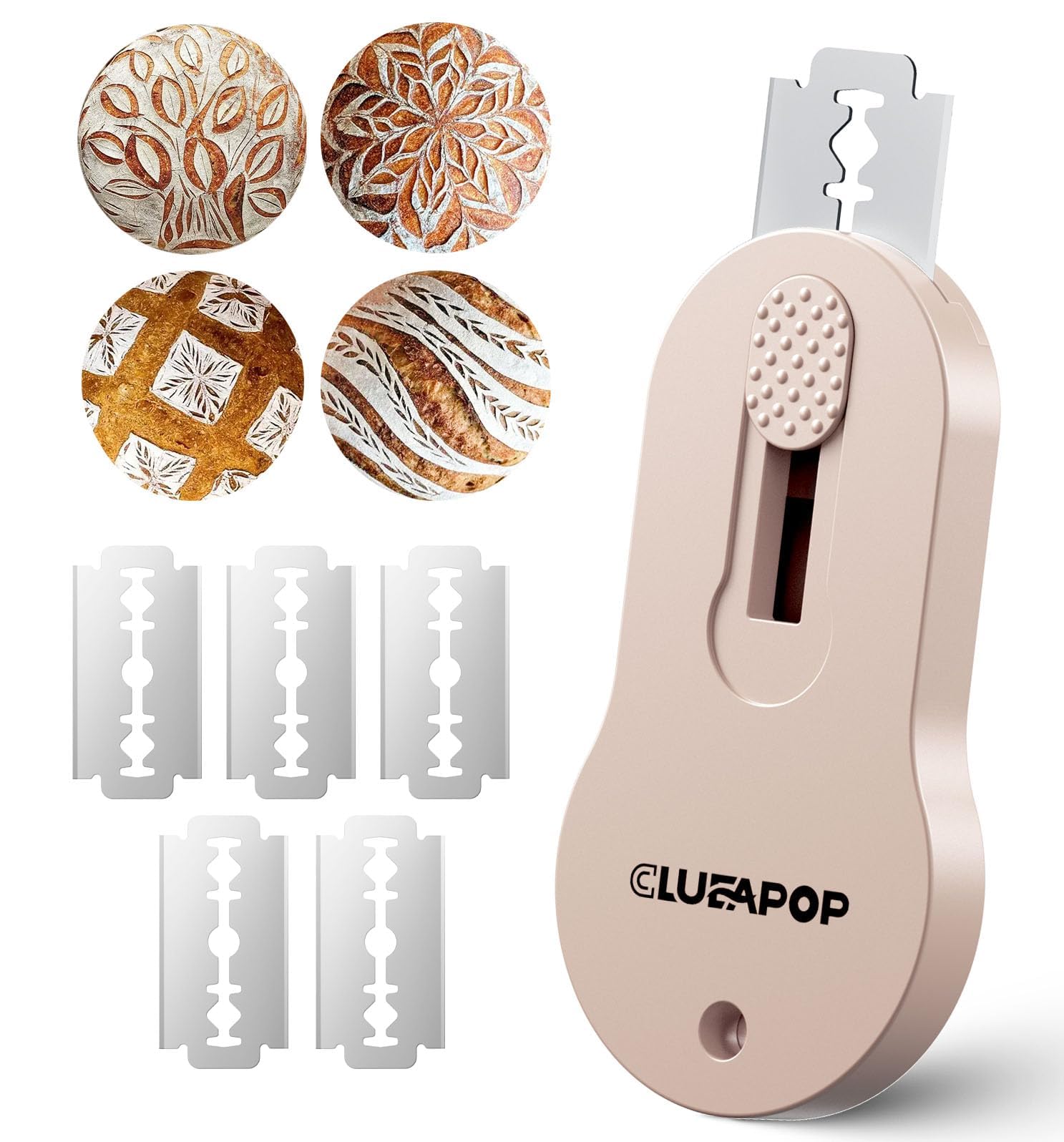 Bread Lame Sourdough Scoring Tool, Extractable & Magnetic Lame Scoring Tool, Bread Dough Cutter Slashing Razor Tool, Bread Scoring Tool for Sourdough Bread Baking - Scoring Knife