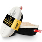Banneton Bread Proofing Basket Set - Oval & Round Sourdough Proofing Baskets - Sourdough Proofing Bowls Bread Baking Supplies With Liner & Cloth Cover - Cotton Rope Banneton Basket for Baking