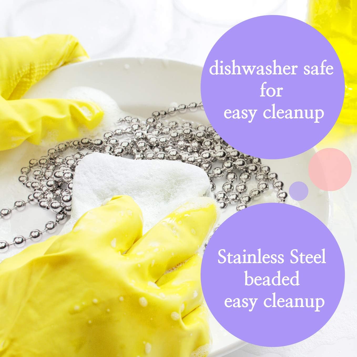 Baking Pie Crust Weights Chain- pie crust, pie chain Stainless Steel Long_10feet