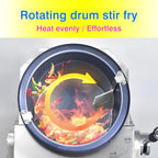 Koalalko ETL Stirrer 360°Portable Automatic Stir Fry Cooker, Full Automatic Cooking Machine,Drum Type Stir Frying Machine,auto cooking wok Fried machine for restaurants, schools, companies