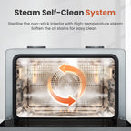 FOTILE ChefCubii 4-in-1 Countertop Convection Steam Oven, Air Fryer, Dehydrator with True Convection Bake, Steam-Bake, Broil, 40 Preset Menu and Steam Self-Clean, 1 CFT