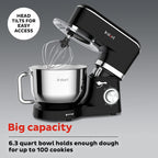 Instant Pot 6-Speed 6.3-Qt Stand Mixer with Stainless Steel Bowl