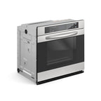 KoolMore KM-WO30S-SS 30-Inch 5 Cu. Ft. Electric Premium Single Wall Quiet, Rapid Convection, 7 Cook and Baking Modes, Large Capacity Oven, Stainless-Steel Unit, Self-Cleaning, Silver