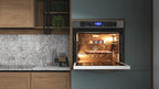 KoolMore KM-WO30S-SS 30-Inch 5 Cu. Ft. Electric Premium Single Wall Quiet, Rapid Convection, 7 Cook and Baking Modes, Large Capacity Oven, Stainless-Steel Unit, Self-Cleaning, Silver